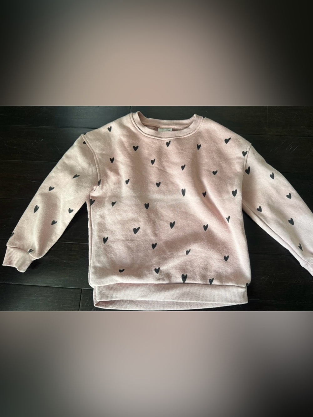 Girls hearts sweater size 6